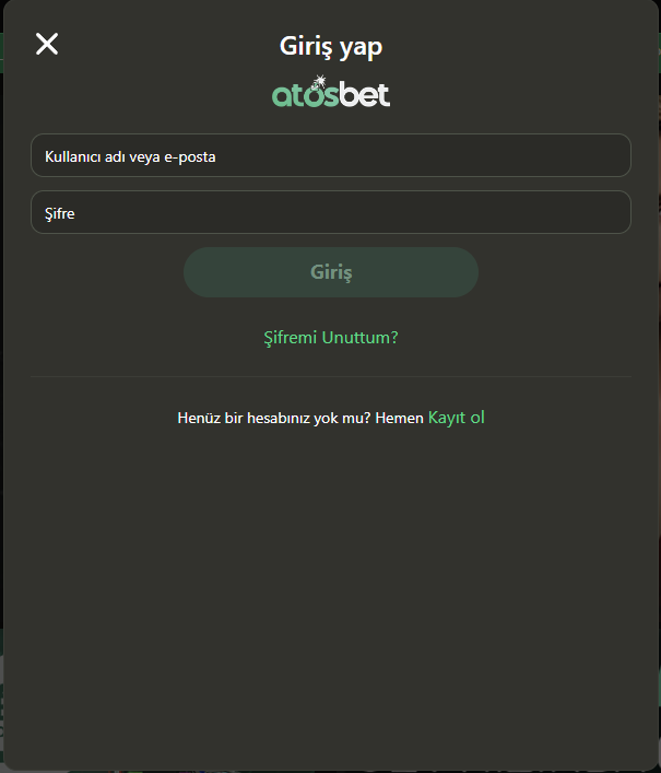 Atosbet Giriş