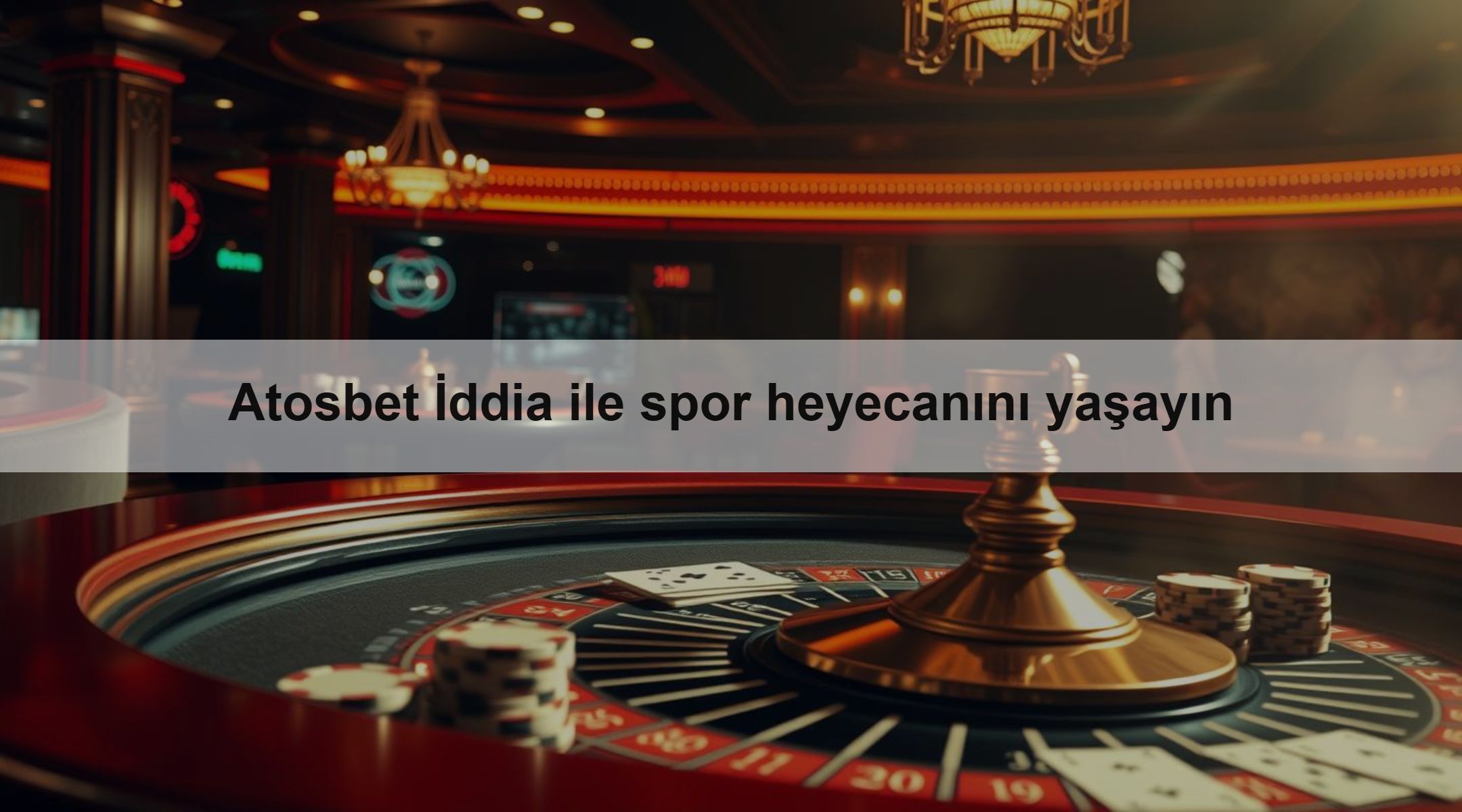 Atosbet İddia ile spor heyecanını yaşayın